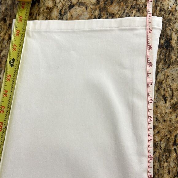 Poco Jeans White Straight Leg Jeans Size 17 - Picture 9 of 11